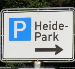 Parkplatz Schild