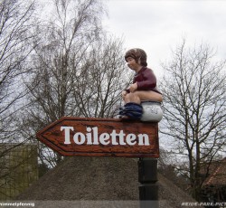 Toiletten Schild