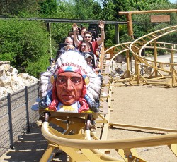 Indianer Achterbahn