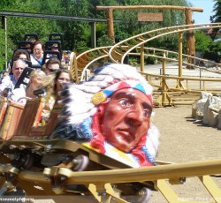 Indianer Achterbahn