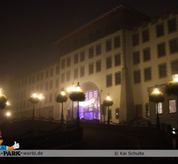 Hotel Port Royal im Nebel