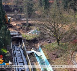 Abriss Wildwasserbahn 2