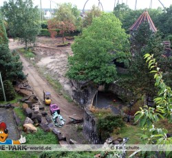 Abriss Wildwasserbahn 2