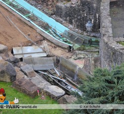 Abrissarbeiten Wildwasserbahn 2