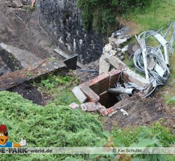 Abrissarbeiten Wildwasserbahn 2