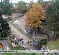 Abrissarbeiten Wildwasserbahn 2