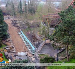 Abrissarbeiten Wildwasserbahn 2