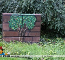 Bemalter Stromverteiler