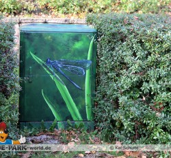 Bemalter Stromverteiler