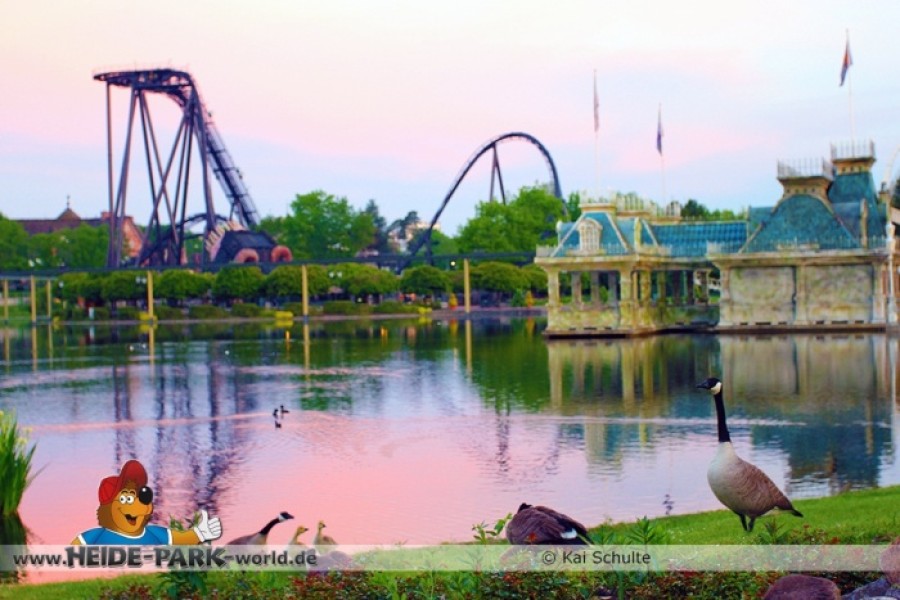 Morgengrauen im Heide Park Resort