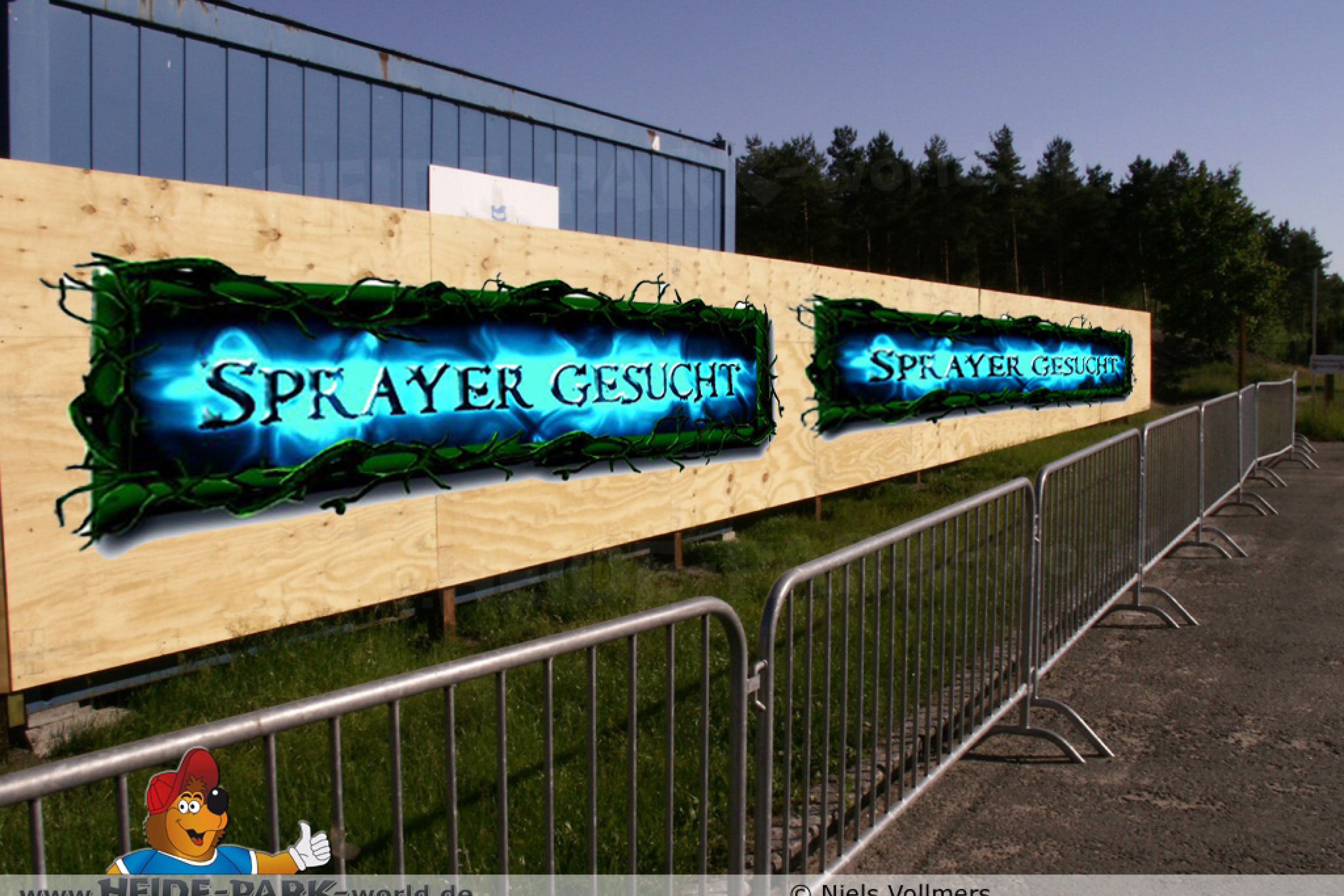 Bauzaun für Attraktion 2014 - Sprayer gesucht!