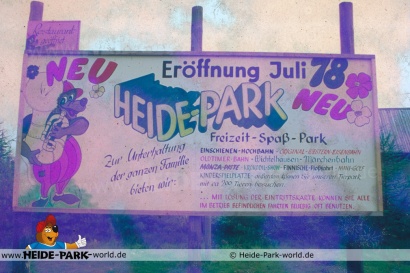 Werbeplakat für den entstehenden 