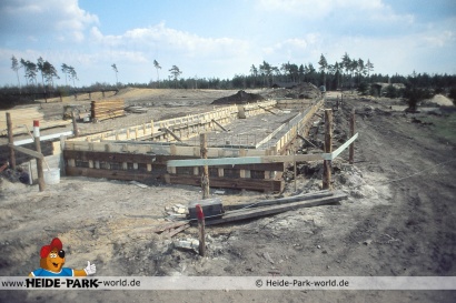 Die ersten Fundamentarbeiten