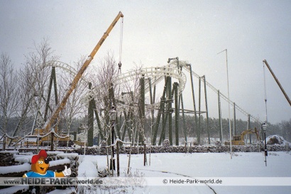 Teil 5: Auch im Schnee wird fleißig weitergebaut