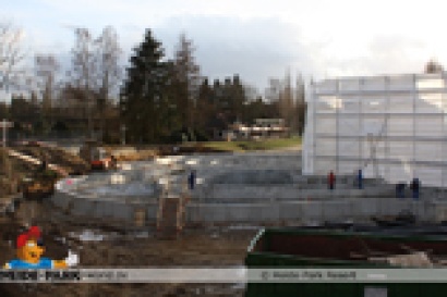 Bauarbeiten gehen zügig voran