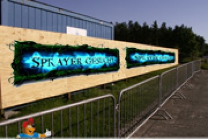 Bauzaun für Attraktion 2014 - Sprayer gesucht!