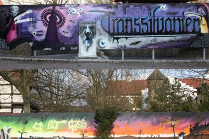 Gestaltung des Bauzaunes