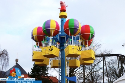 Neue Attraktion 2020: Peppas Ballonfahrt im Heide Park Resort