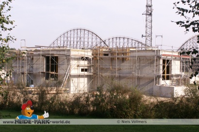 Arbeiten am Antriebsgebäude weit fortgeschritten