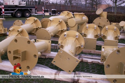 Erste Stützen von Desert Race