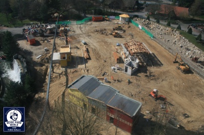 Im Lucky Land entstehen die ersten Gebäude